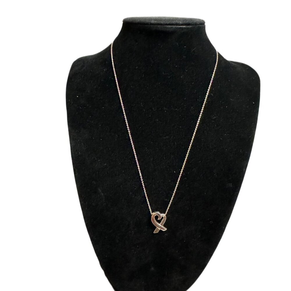 TIFFANY Paloma Picasso Loving Heart Pendant Necklace